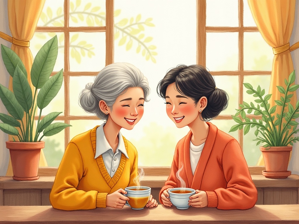 自立支援介護でいきいきと暮らす高齢者とご家族